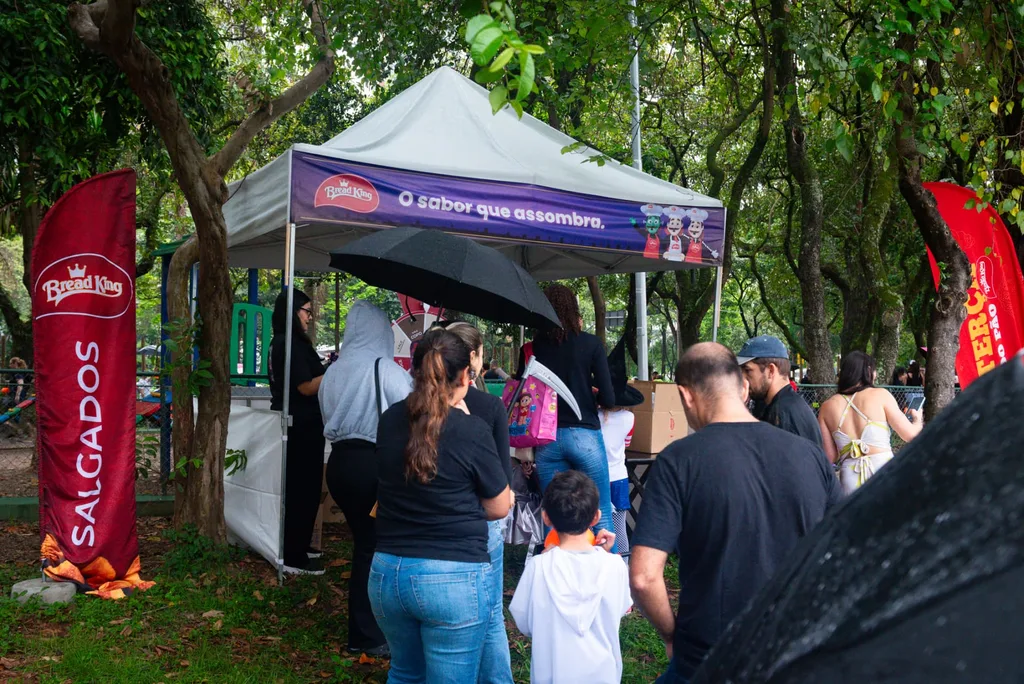 Lanches na praça de alimentação