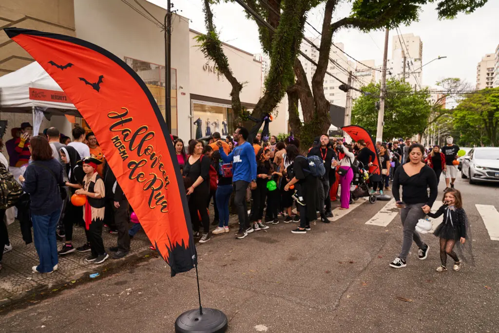 Ruas de Moema tomadas pela festa